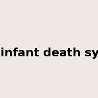 sudden infant death syndrome是什么意思