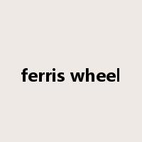 ferris wheel是什么意思
