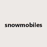 snowmobiles是什么意思