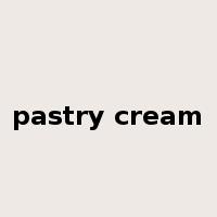 pastry cream是什么意思