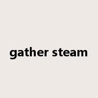 gather steam是什么意思