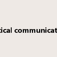optical communication是什么意思