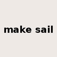 make sail是什么意思