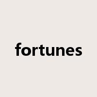 fortunes是什么意思