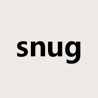snug是什么意思