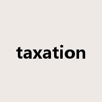 taxation是什么意思