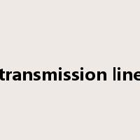 transmission line是什么意思