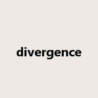 divergence是什么意思