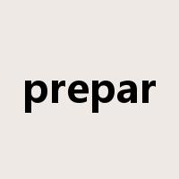 prepar是什么意思