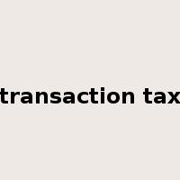 transaction tax是什么意思