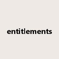 entitlements是什么意思