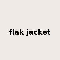 flak jacket是什么意思