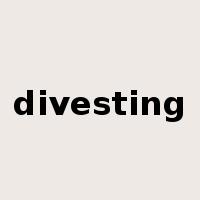 divesting是什么意思
