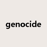 genocide是什么意思