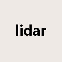 lidar是什么意思