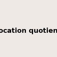 location quotient是什么意思