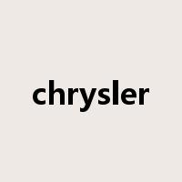chrysler是什么意思