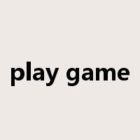play game是什么意思