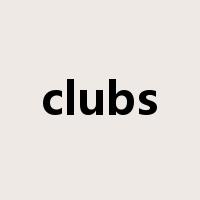 clubs是什么意思