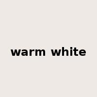 warm white是什么意思