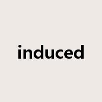 induced是什么意思