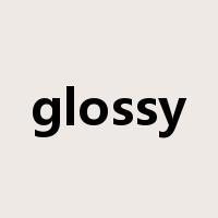 glossy是什么意思