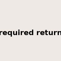 required return是什么意思