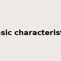 basic characteristic是什么意思