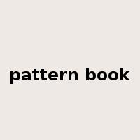pattern book是什么意思