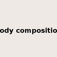 body composition是什么意思