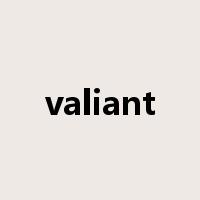 valiant是什么意思
