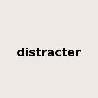 distracter是什么意思