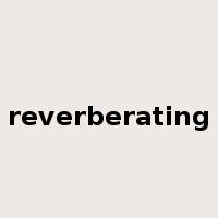 reverberating是什么意思