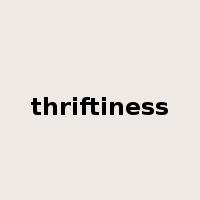 thriftiness是什么意思