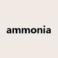 ammonia是什么意思