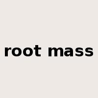 root mass是什么意思