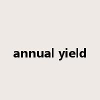 annual yield是什么意思