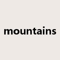 mountains是什么意思