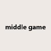 middle game是什么意思