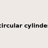 circular cylinder是什么意思