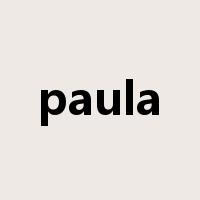 paula是什么意思