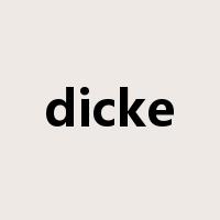 dicke是什么意思
