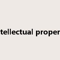intellectual property是什么意思