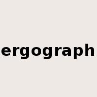 ergograph是什么意思