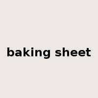baking sheet是什么意思