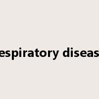 respiratory disease是什么意思