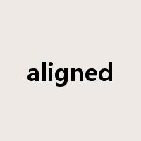 aligned是什么意思