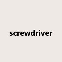 screwdriver是什么意思