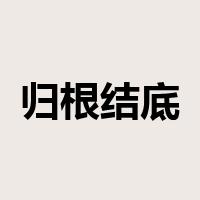 归根结底是什么意思