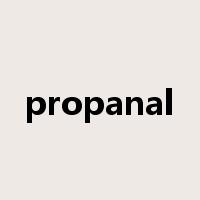 propanal是什么意思